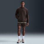 Nike Pro Dri-Fit Midlayer Erkek Kahverengi Sweatshirt