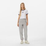 Calvin Klein Drapey Jersey Crop Kadın Beyaz T-Shirt