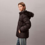Calvin Klein Mid Down Kadın Siyah Ceket