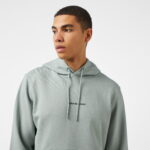 Calvin Klein Jeans Grid Monogram Erkek Gri Hoodie