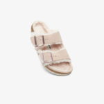 Birkenstock Arizona Shearling Kadın Krem Terlik