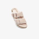 Birkenstock Arizona Shearling Kadın Krem Terlik