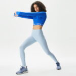 Nike Pro Dri-Fit 365 Kadın Mavi Uzun Kollu T-Shirt