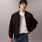 Calvin Klein Standard Logo Crewnk  Erkek Beyaz T-Shirt