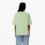 Calvin Klein Cooling Jersey Relaxed Kadın Yeşil T-Shirt