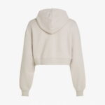 Calvin Klein Woven Label Kadın Bej Sweatshirt