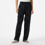 Calvin Klein Emblem Jacquard Kadın Siyah Eşofman Altı