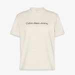Calvin Klein Logo Classic Kadın Gri T-Shirt