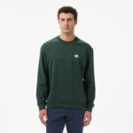 Calvin Klein Terry Badge Erkek Yeşil Sweatshirt