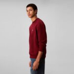 Calvin Klein Terry Monogram  Erkek Kırmızı Sweatshirt