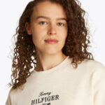 Tommy Hilfiger Reg Kadın Bej Sweatshirt