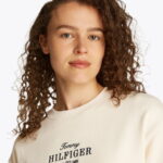 Tommy Hilfiger Reg Kadın Bej Sweatshirt