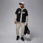 Jordan Dri-Fit Sport Crossover Fleece Erkek Gri Sweatshirt