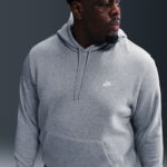 Nike Club Pullover Fleece Erkek Gri Sweatshirt