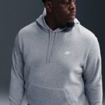 Nike Club Pullover Fleece Erkek Gri Sweatshirt