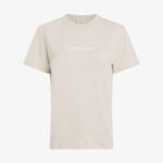 Calvin Klein Hero Logo Regular Kadın Gri T-Shirt