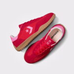 Converse Run Star Trainer Unisex Kırmızı Süet Sneaker