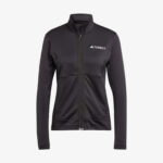 adidas Terrex Multi Light Fleece Full Zip Kadın Siyah Antrenman Üstü