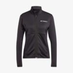 adidas Terrex Multi Light Fleece Full Zip Kadın Siyah Antrenman Üstü