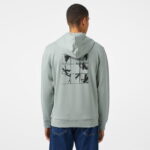 Calvin Klein Jeans Grid Monogram Erkek Gri Hoodie