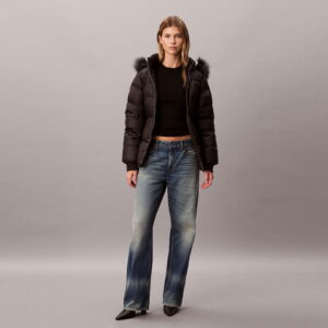 Calvin Klein Mid Down Kadın Siyah Ceket