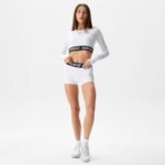 Nike Pro Dri-Fit 365 Kadın Beyaz Uzun Kollu T-Shirt