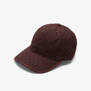 Calvin Klein Emblem Print Leather Patch Kadın Kırmızı Şapka