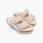 Birkenstock Arizona Shearling Kadın Krem Terlik
