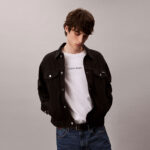 Calvin Klein Standard Logo Crew Erkek Beyaz T-Shirt