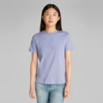 Calvin Klein Regular Kadın Mor T-Shirt