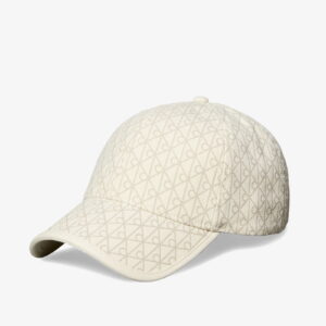 Calvin Klein Emblem Print Leather Patch  Kadın Haki Şapka