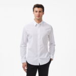 پیراهن سفید مردانه کلاسیک Calvin Klein Solid Stretch - تصویر 12