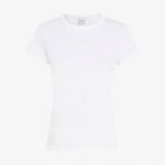 Calvin Klein Satin Slim Kadın Beyaz T-Shirt