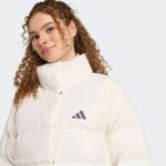 adidas Helionic Relaxed Kadın Beyaz Ceket