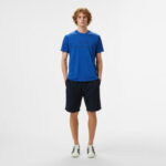 Armani Exchange Erkek Mavi Bisiklet Yaka T-Shirt