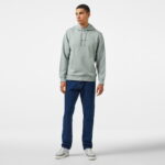 Calvin Klein Jeans Grid Monogram Erkek Gri Hoodie