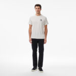 Calvin Klein Abstract Graphic Erkek Beyaz T-Shirt