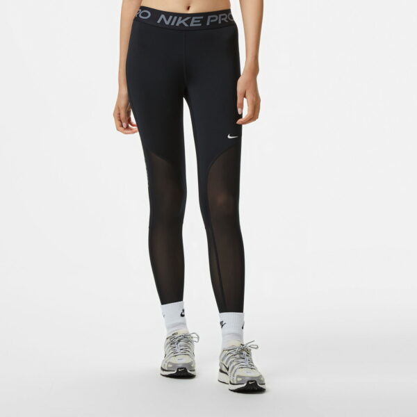 Nike Pro Dri-Fit Mid-Rise Kadın Siyah Tayt