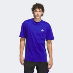 adidas Basketball Graphic Erkek Mavi T-Shirt