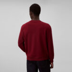 Calvin Klein Terry Monologo  Erkek Kırmızı Sweatshirt