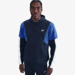 Nike Fleece Track Erkek Mavi Sweatshirt