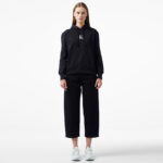 Calvin Klein Jeans Monologo Regular Kadın Siyah Hoodie