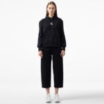 Calvin Klein Jeans Monologo Regular Kadın Siyah Hoodie