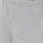 Calvin Klein A French Terry Badge Logo Kadın Gri Şort