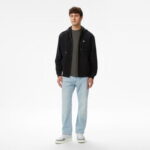 Calvin Klein Terry Monogram Erkek Siyah Sweatshirt