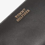 Tommy Hilfiger Leather Med Kadın Siyah Cüzdan