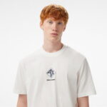 Armani Exchange Erkek Beyaz Bisiklet Yaka T-Shirt