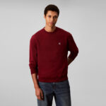 Calvin Klein Terry Monogram  Erkek Yeşil Sweatshirt