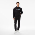 Calvin Klein Terry Cursive Graphic Erkek Siyah Sweatshirt