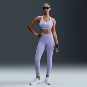 Nike One Dri-Fit 7/8 Kadın Mor Tayt